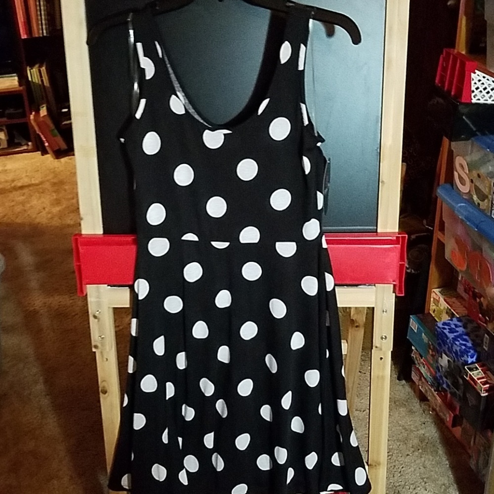 Volume One Black Tank Dress Small